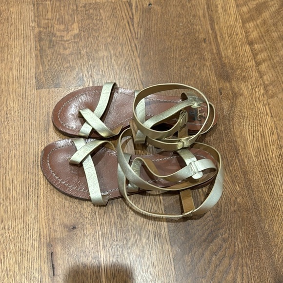 Tory Birch Women’s Sandals Tan and Gold Size n/a - Picture 3 of 6